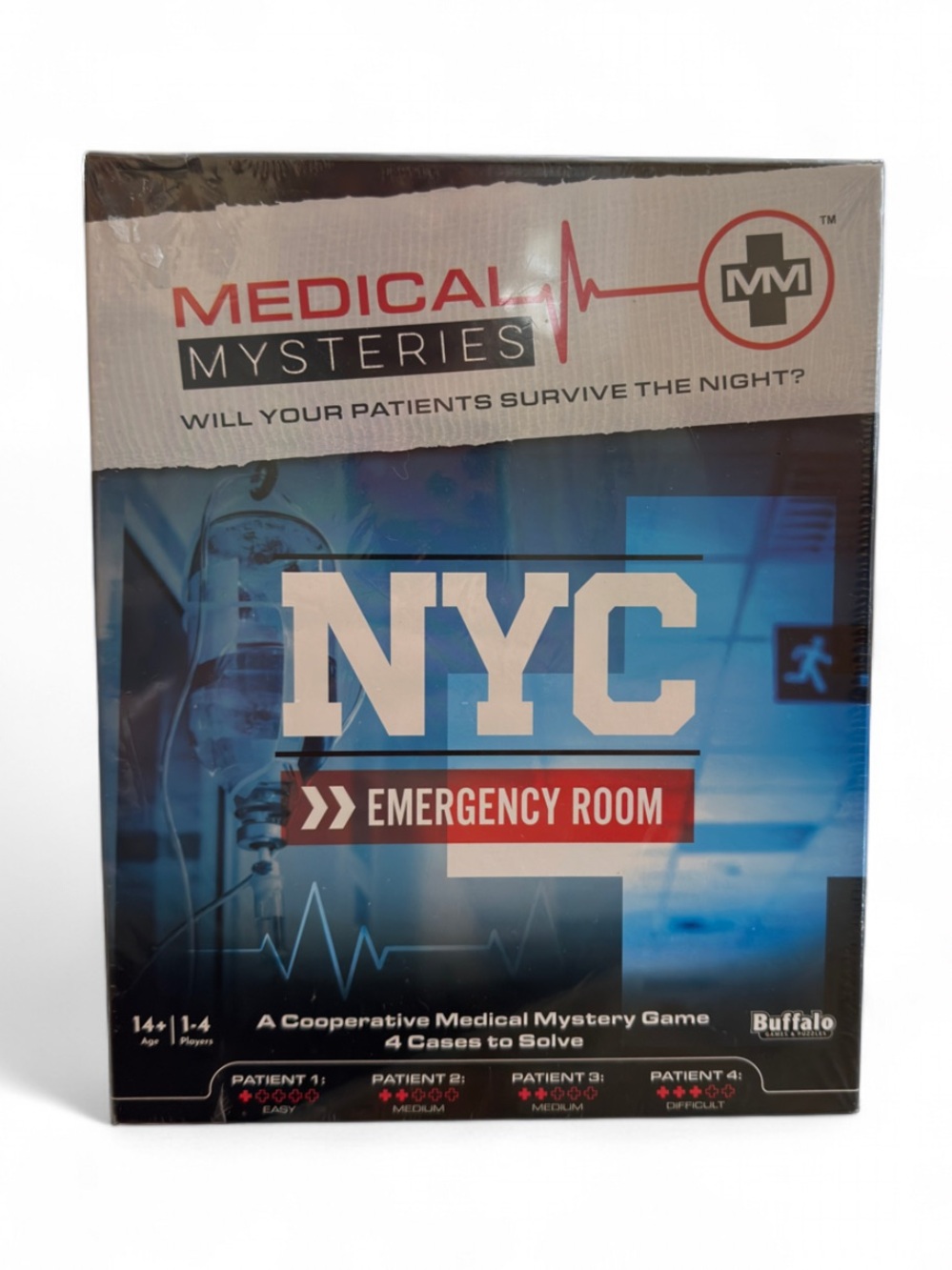 Medical Mysteries NYC Emergency Room Cooperative Board Game NWT
